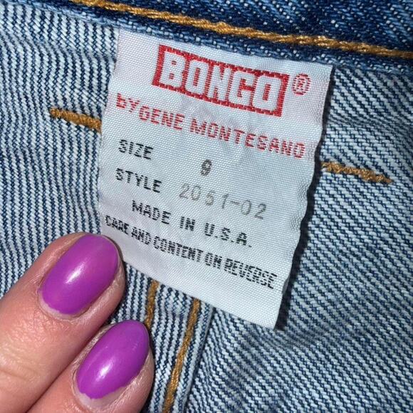 Vintage 90s bongo blue denim y2k vtg western cowgirl grunge - Picture 3 of 3